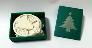 Box for Christmas decorations - Krabička na vánoční ozdoby