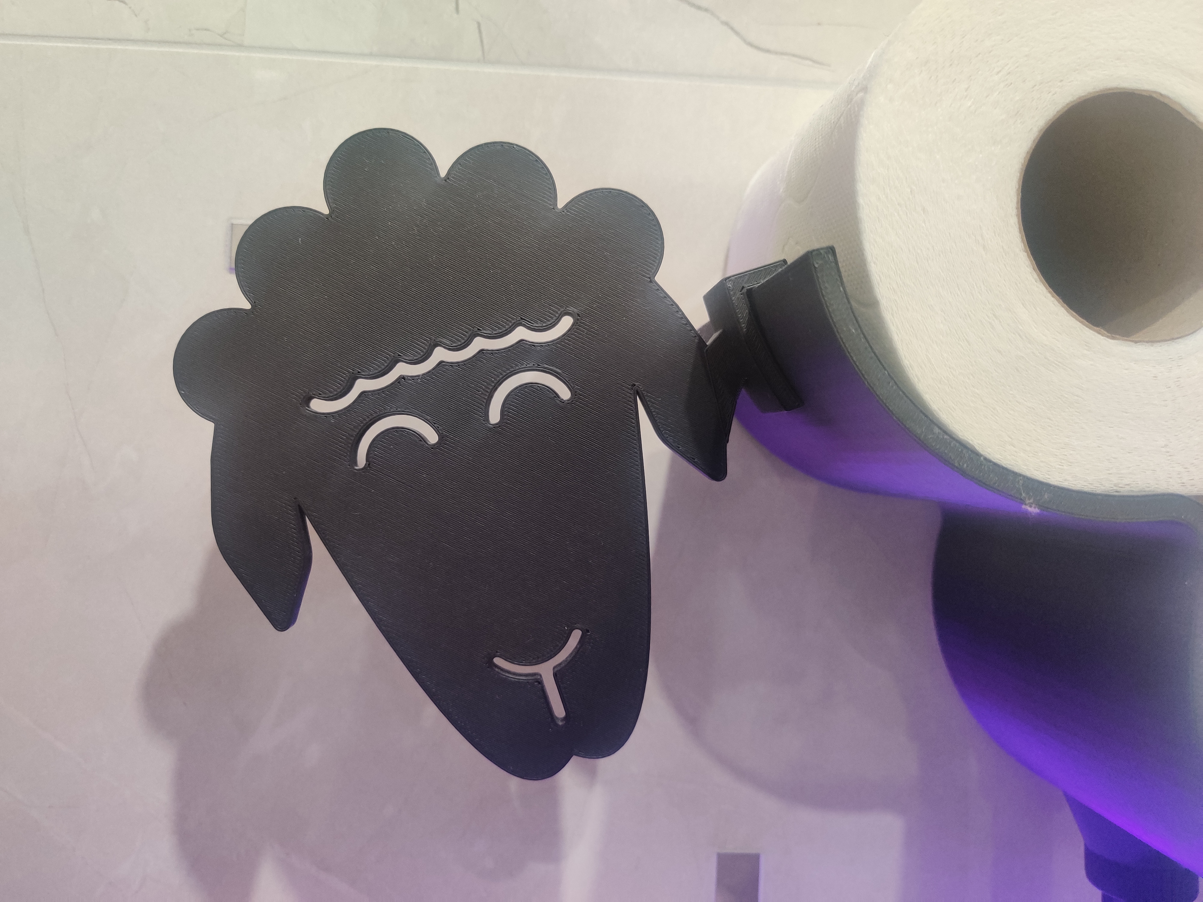 Black Sheep - Toilet Paper Holder for your Bathroom by luczjanoo, Download  free STL model