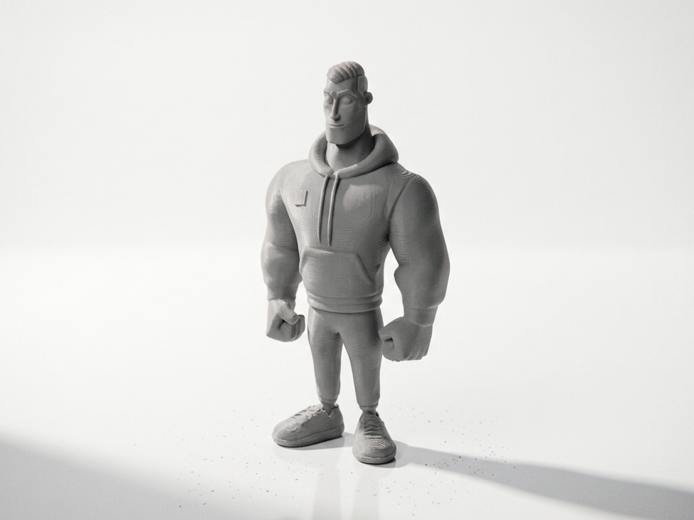 Buff Cristiano Ronaldo Figurine Sports 3D Printable