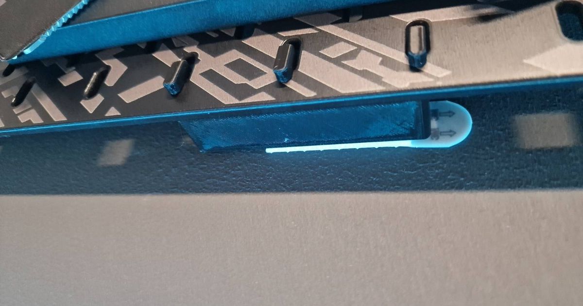 Ikea Skadis Pegboard Stabilizer for 3M adhesive command strips by Tadda21 Download free STL