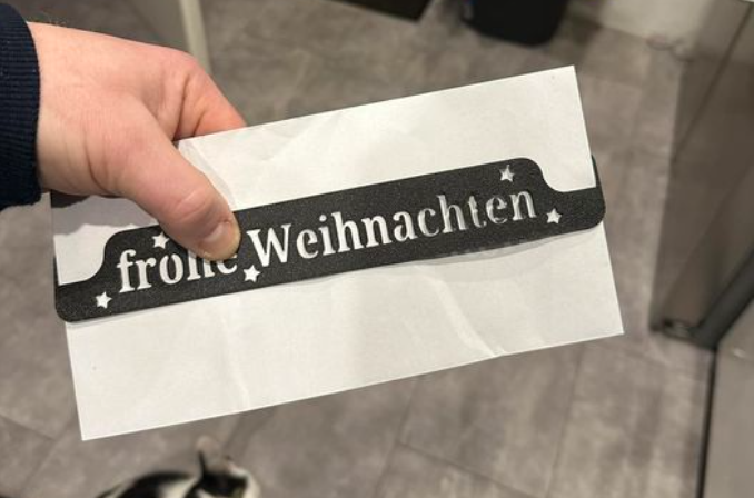 Briefumschlag Weihnachtsclip