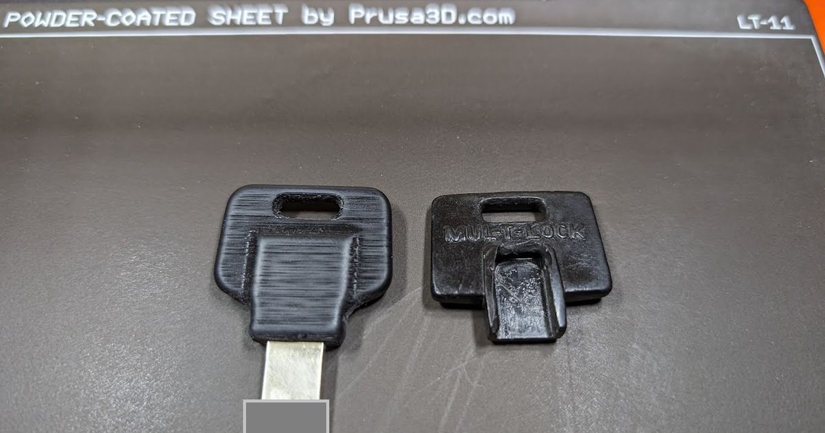 MulTLock Key Handle Replacement by Zarbuta Download free STL model