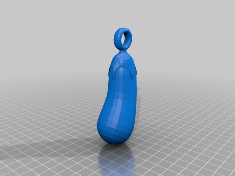 Eggplant Ornament