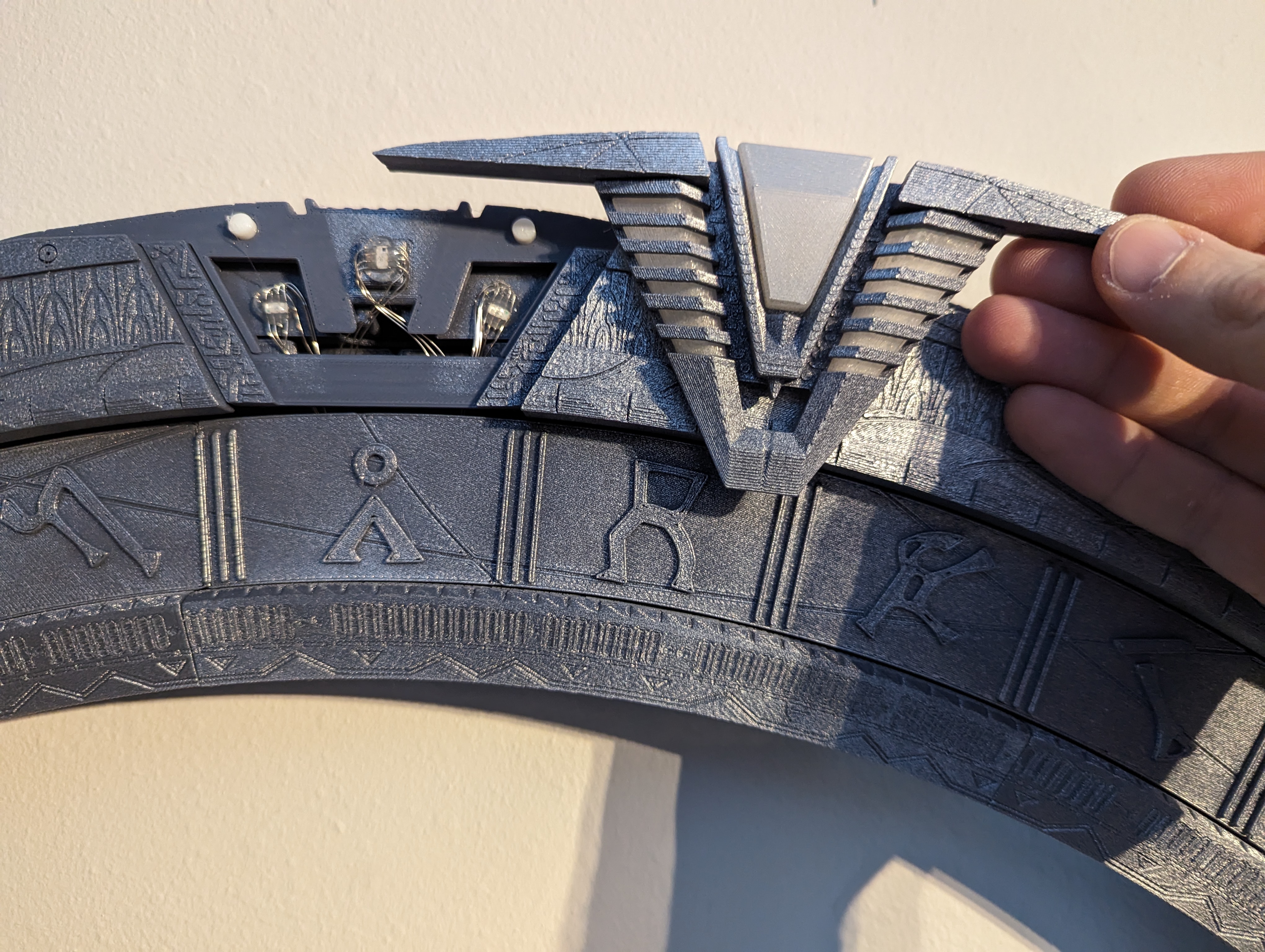 Stargate modified Chevron parts 3D model thumbnail
