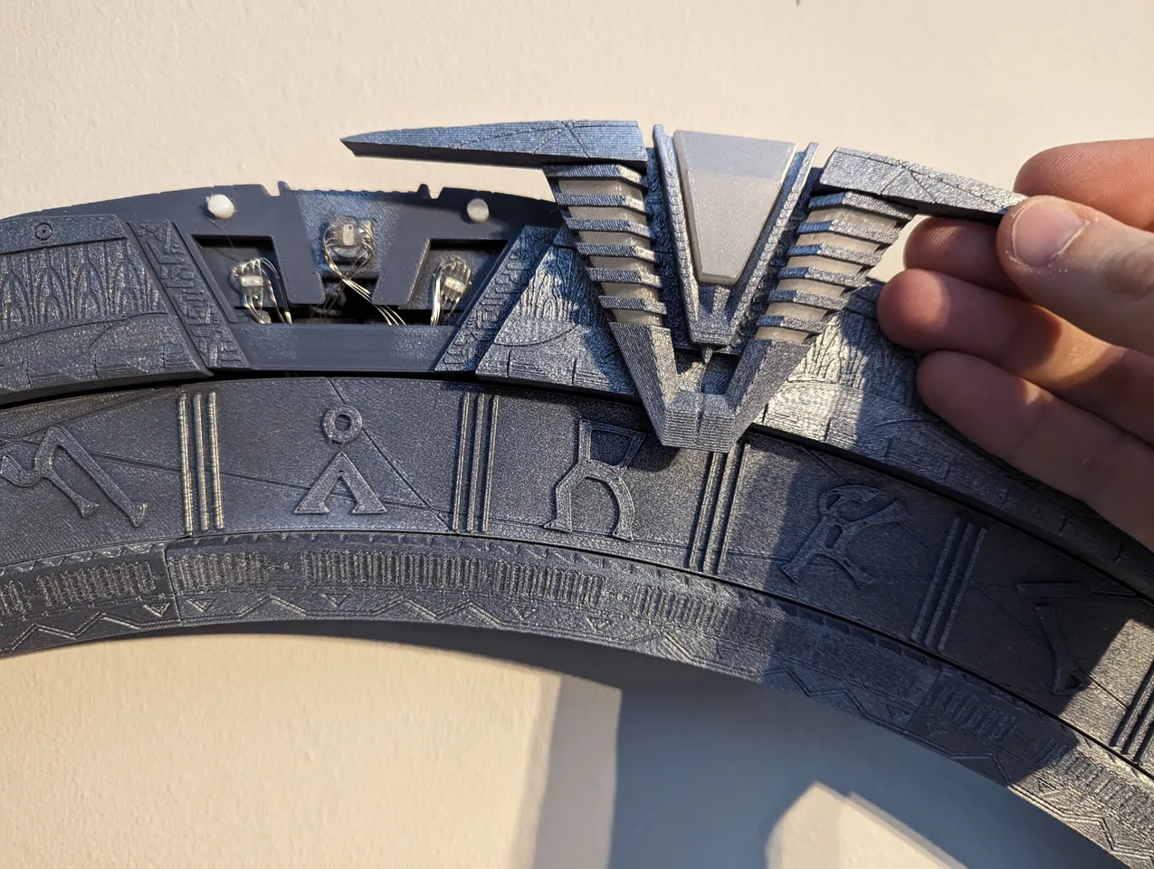 Stargate modified Chevron parts by Spradlinb | Download free STL model |  Printables.com