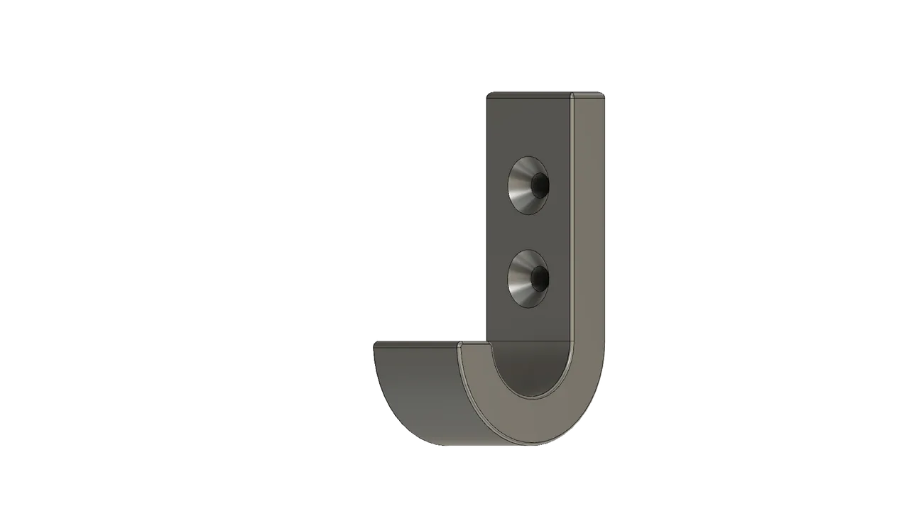 Wall hook by Buzzz | Download free STL model | Printables.com