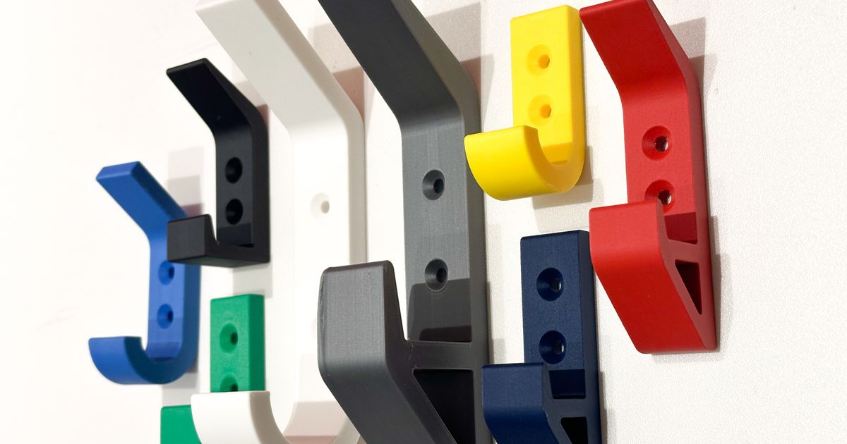 Wall hook by Buzzz Download free STL model