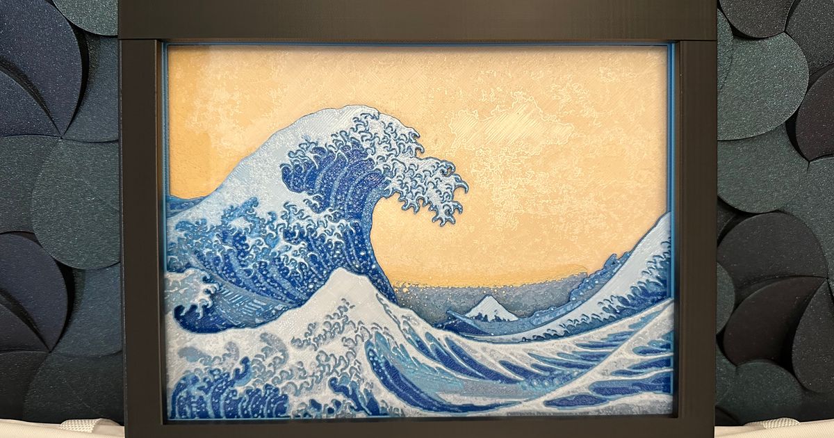 Hangable 3 Slot Shadow Box by Chongfun Download free STL model