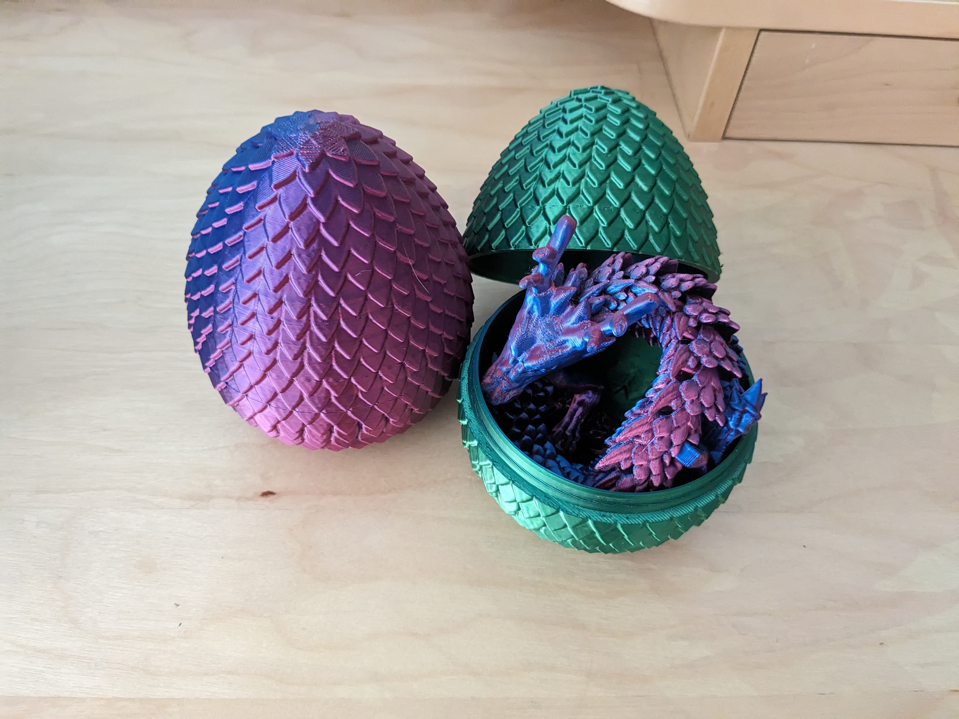 Large Threaded Dragon Egg By Kelly Maguire Download Free STL Model 