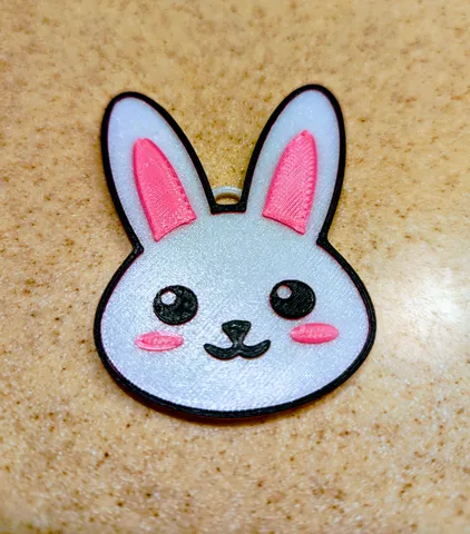 Cute Bunny Keychain