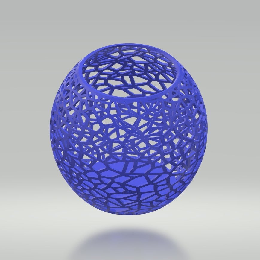 Voronoi Bowl by Gustavo Rezende | Download free STL model | Printables.com