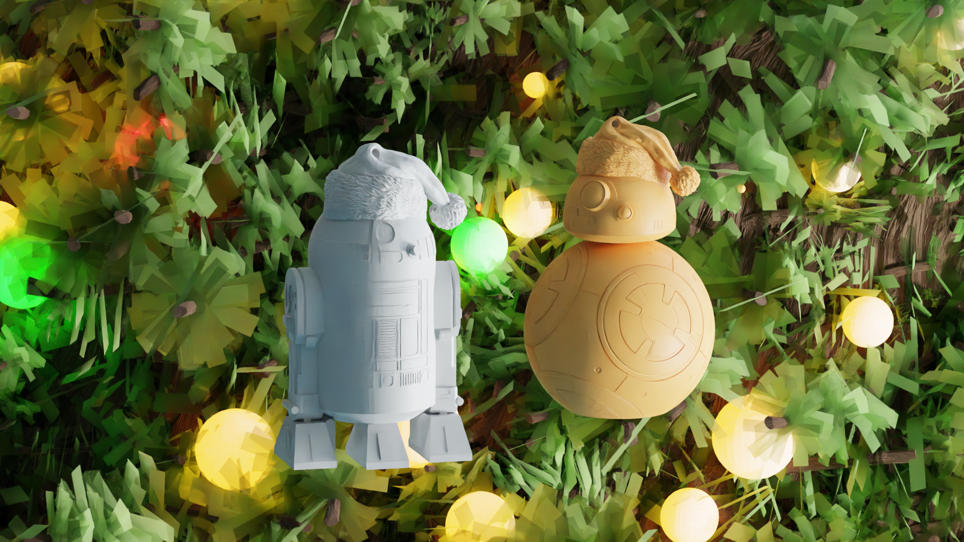 R2D2 & BB8 Star Wars - Christmas Ornament