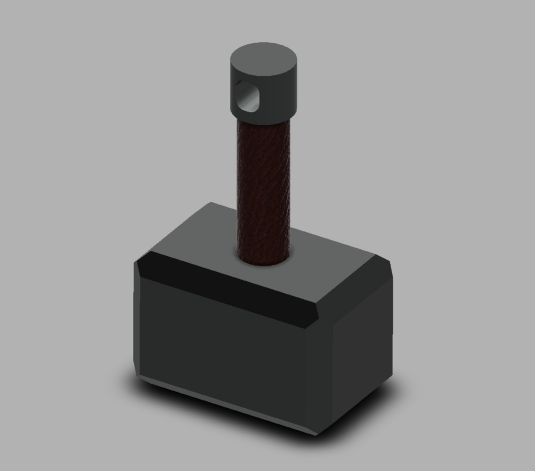 Thor Hammer / Mjölnir Keychain by TechPrintLab Download free STL