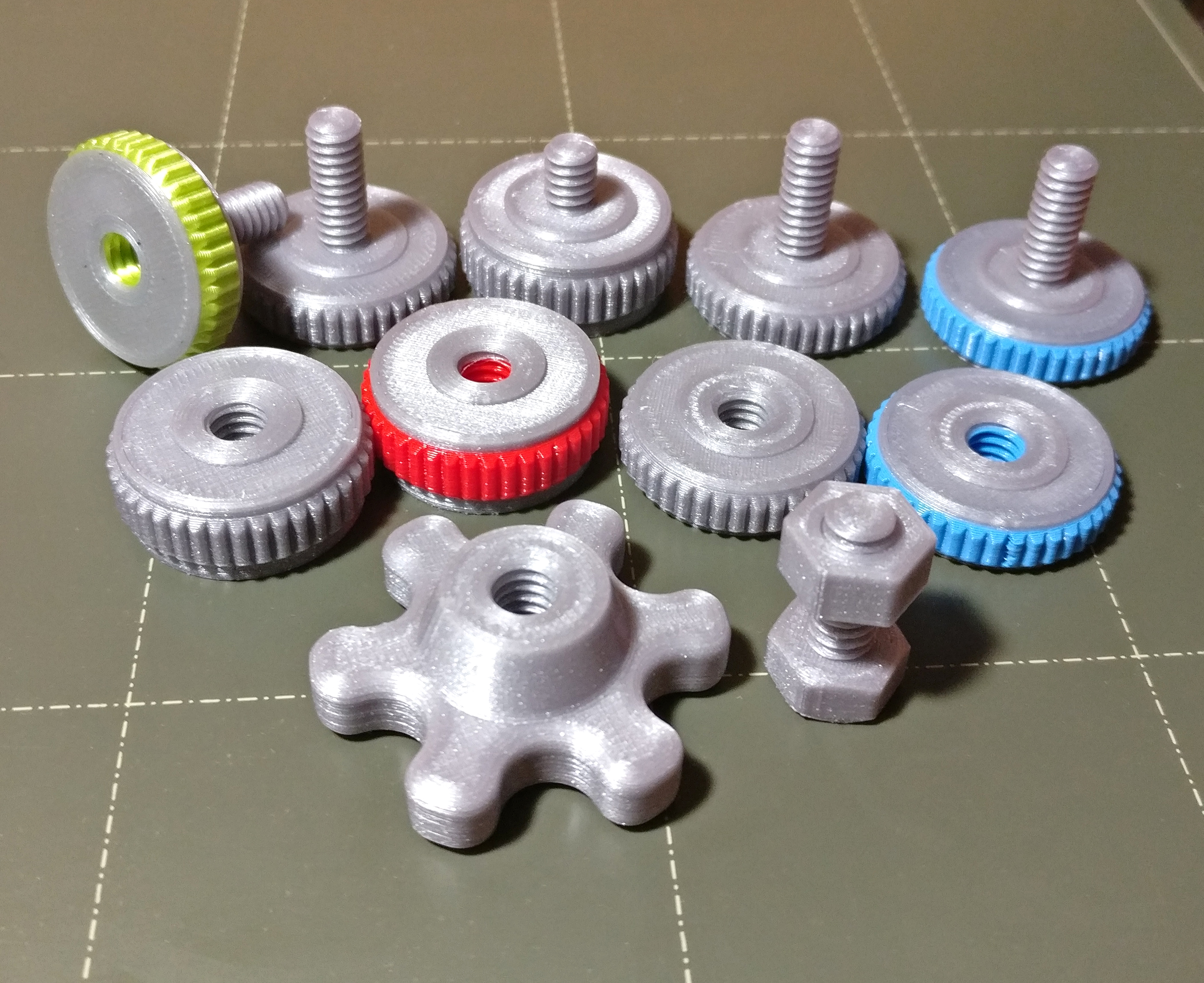 1/4 inch nuts and bolts for camera and tripod