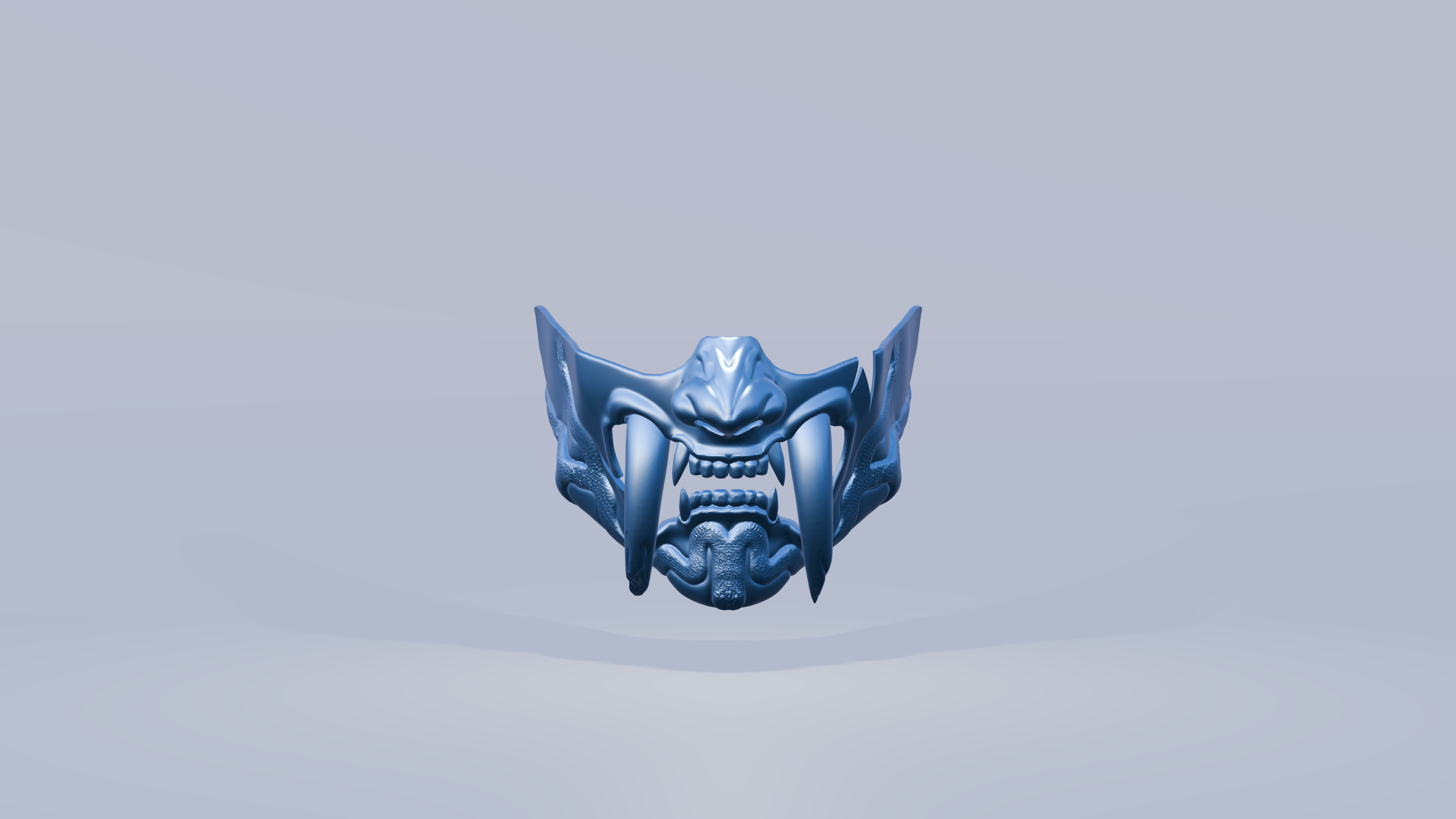 Smilodon Style Oni Mask Design No.03