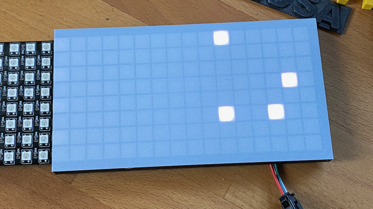 Miniatura 2 do modelo 3D 8x32 LED Panel Diffuser