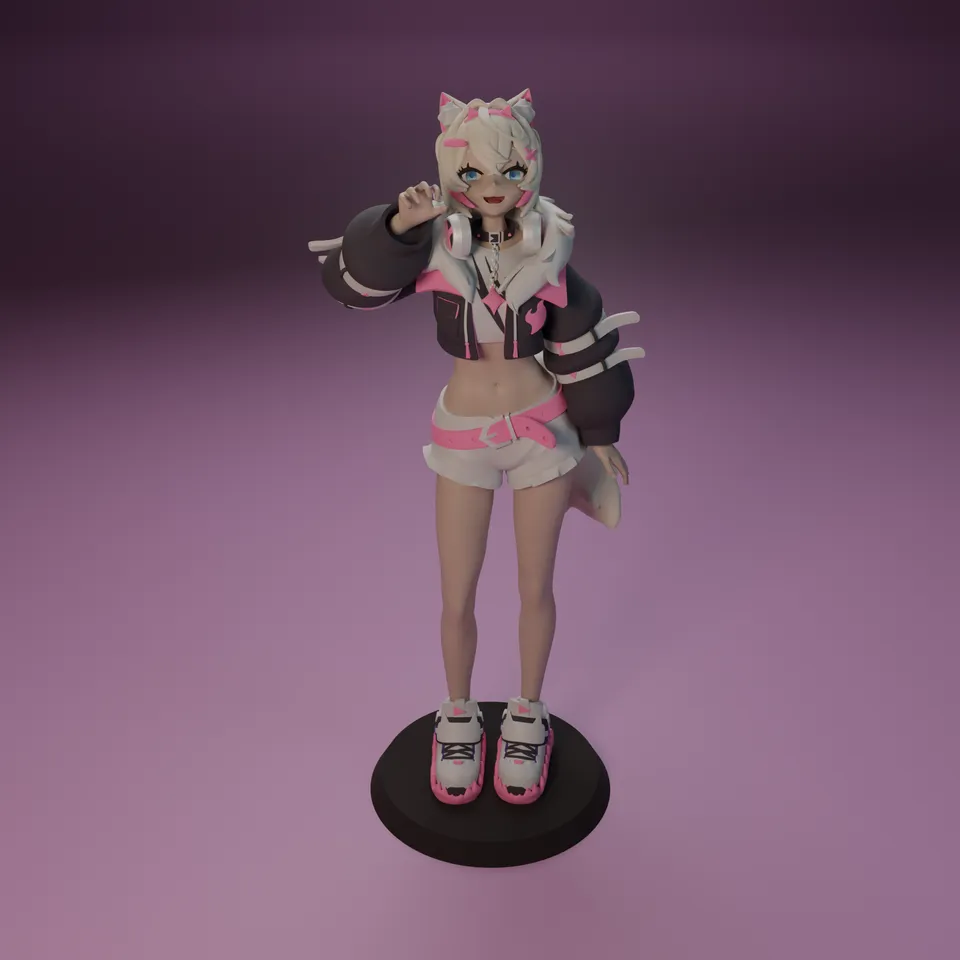 Mococo Abyssgard from Hololive by FunserviceStl | Download free STL ...