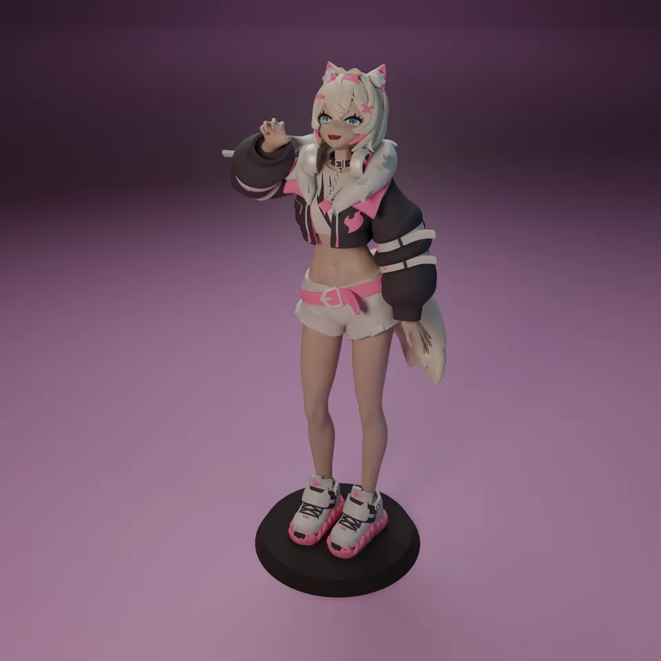 Mococo Abyssgard from Hololive by FunserviceStl | Download free STL ...