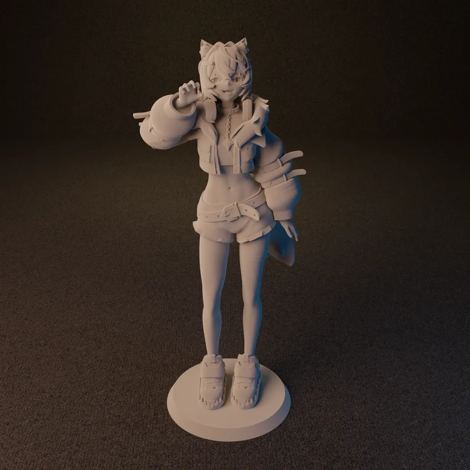 Mococo Abyssgard from Hololive by FunserviceStl Download free STL