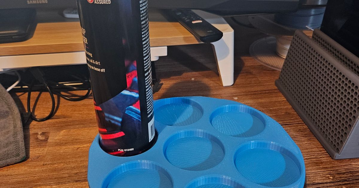 Aerosol lazy susan by mcnaughty Download free STL model