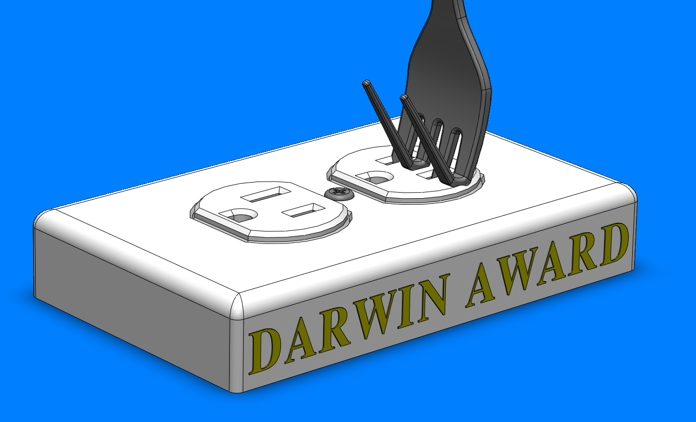 Darwin Award Trophy by Eclsnowman | Download free STL model ...