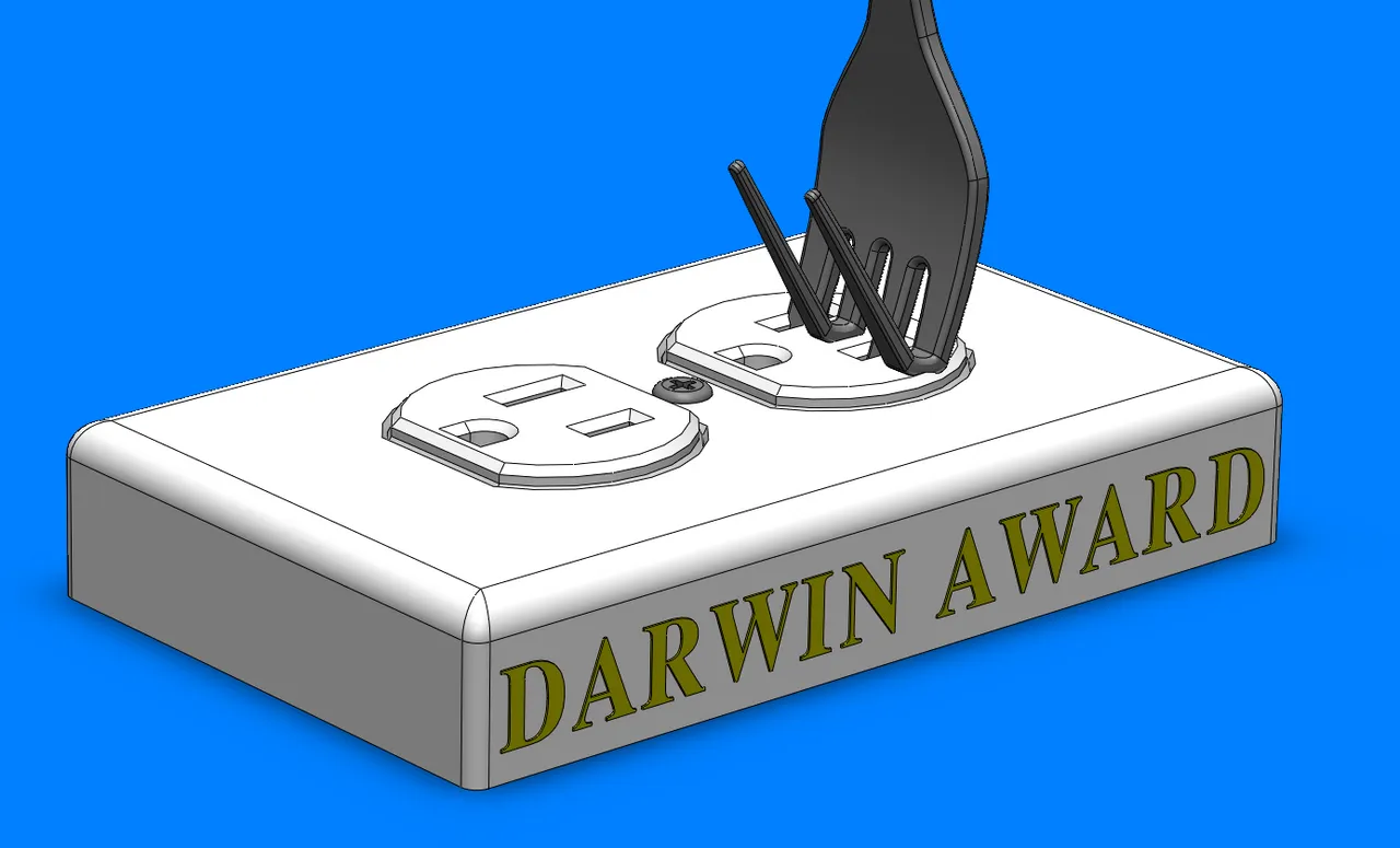 Darwin Award Trophy by Eclsnowman | Download free STL model | Printables.com