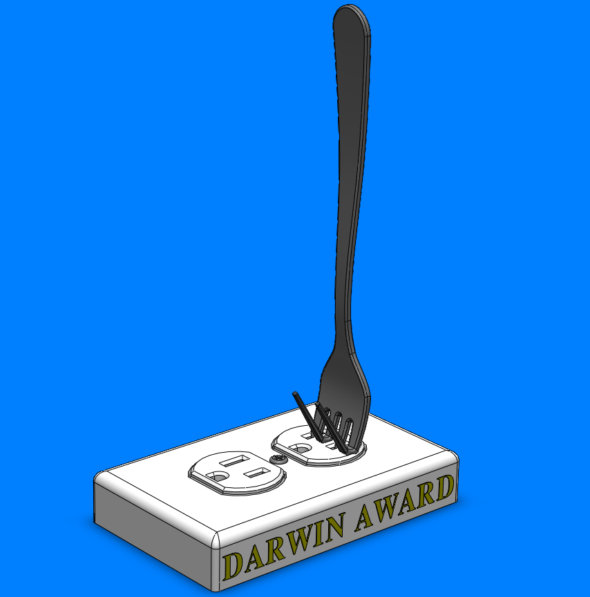 Darwin Award Trophy by Eclsnowman Download free STL model