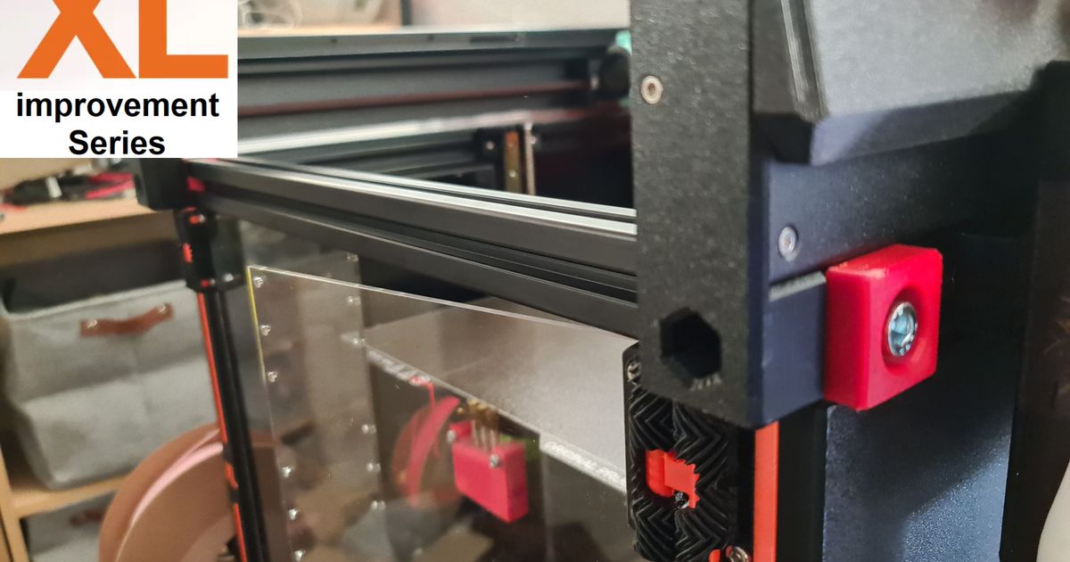 Prusa XL series: Front Antivibration/support 3030 PETG extrusion by ...