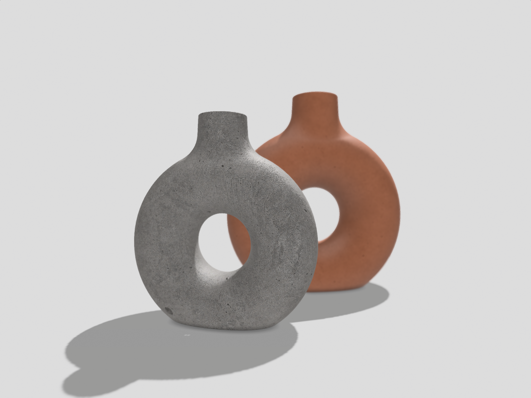 weighted circle Vase