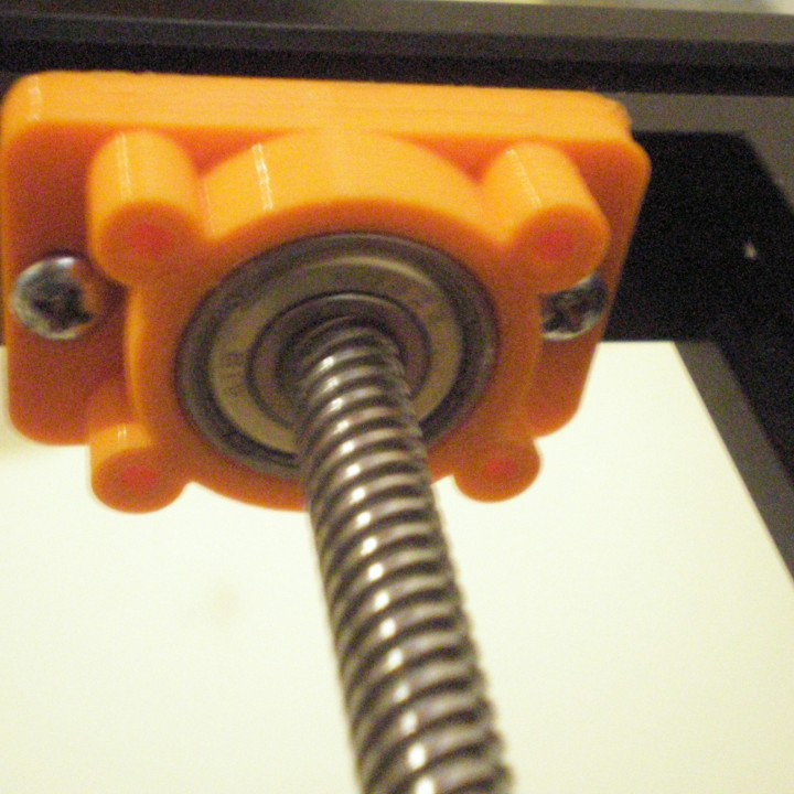 Ball bearing bracket / holder for Z Axis by Mihai Download free STL