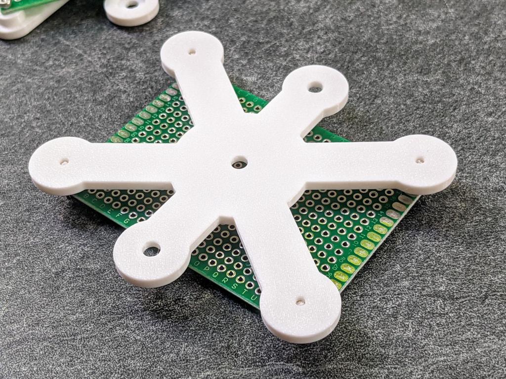 Miniatura 4 do modelo 3D Mounting brackets for PCBs