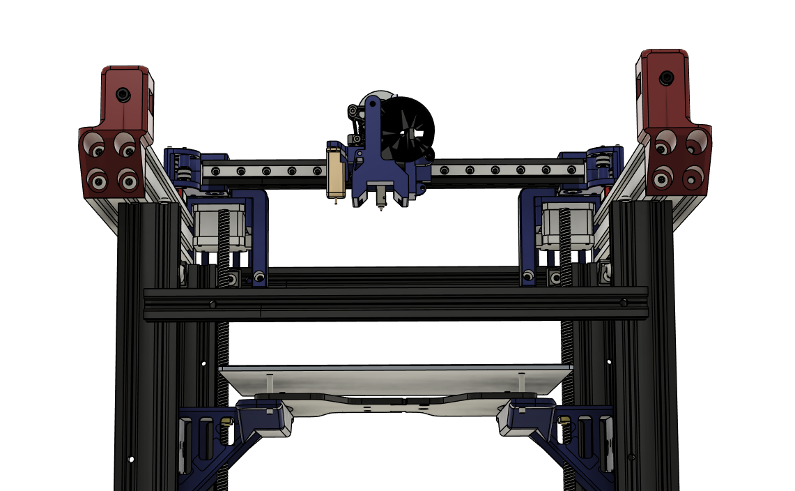 Duender Front mounts for 4040 Extrusions (Ender3 V2)