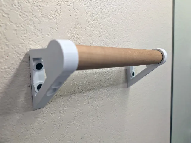 Towel Rack Bracket for 1" Dowel