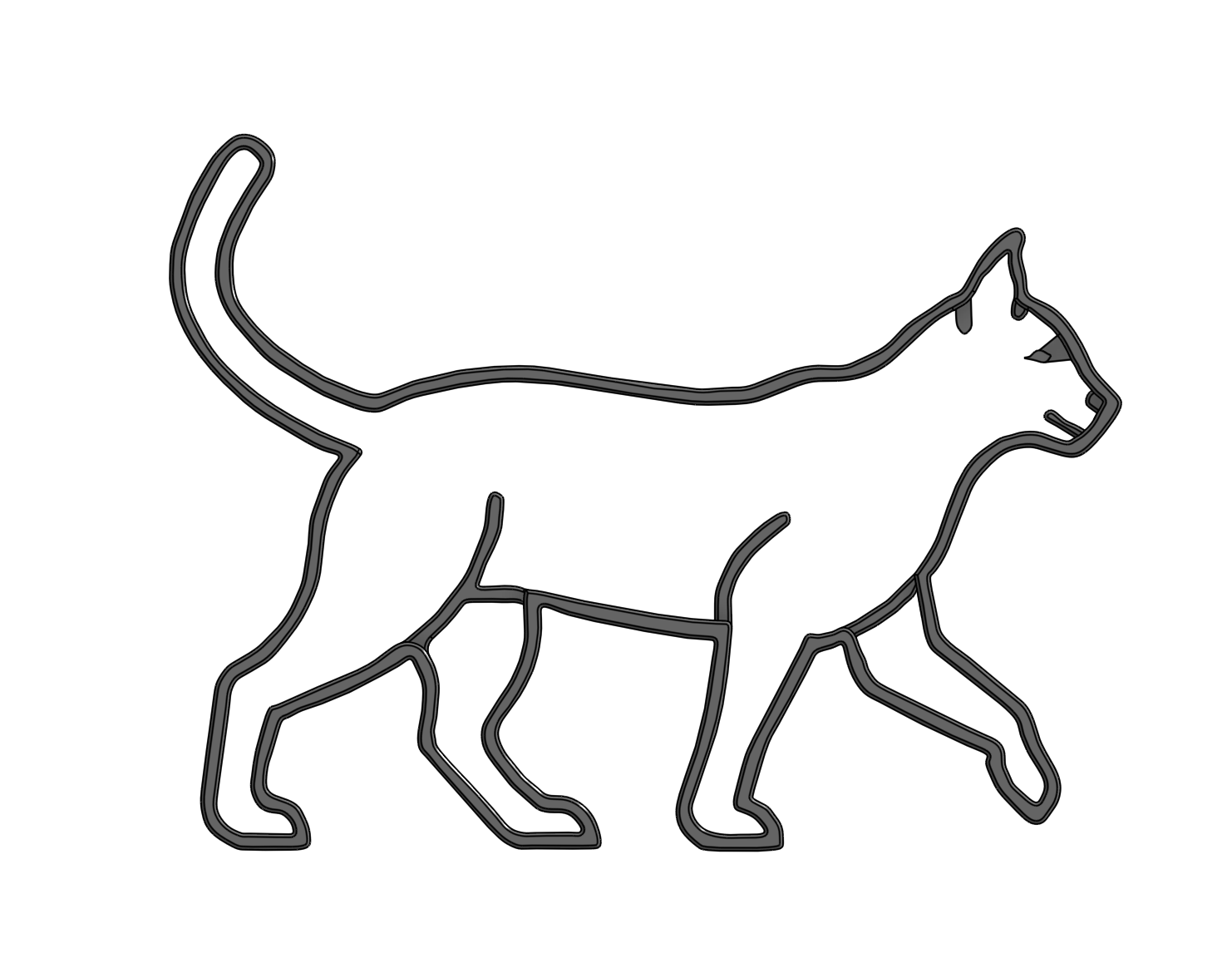 Katze Ausstechform / Cat Cookie Cutter