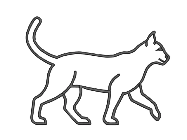 Katze Ausstechform / Cat Cookie Cutter