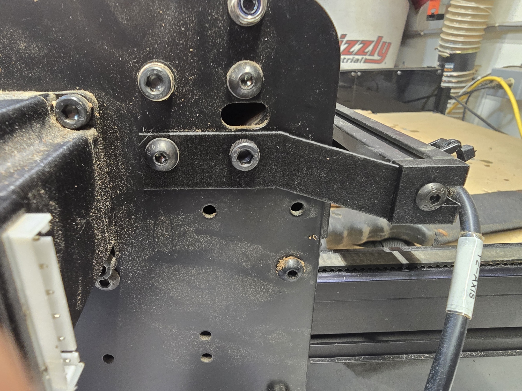 X-Carve 1000 x1000 Drag Chain 2020 bracket