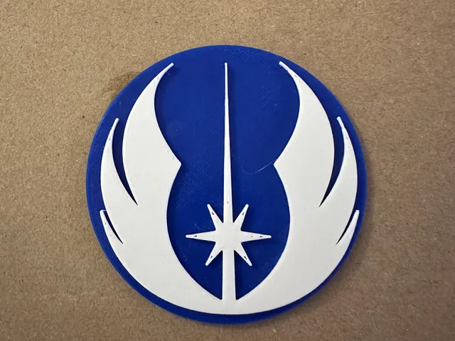 Star Wars Symbol of the Jedi Order with back plate