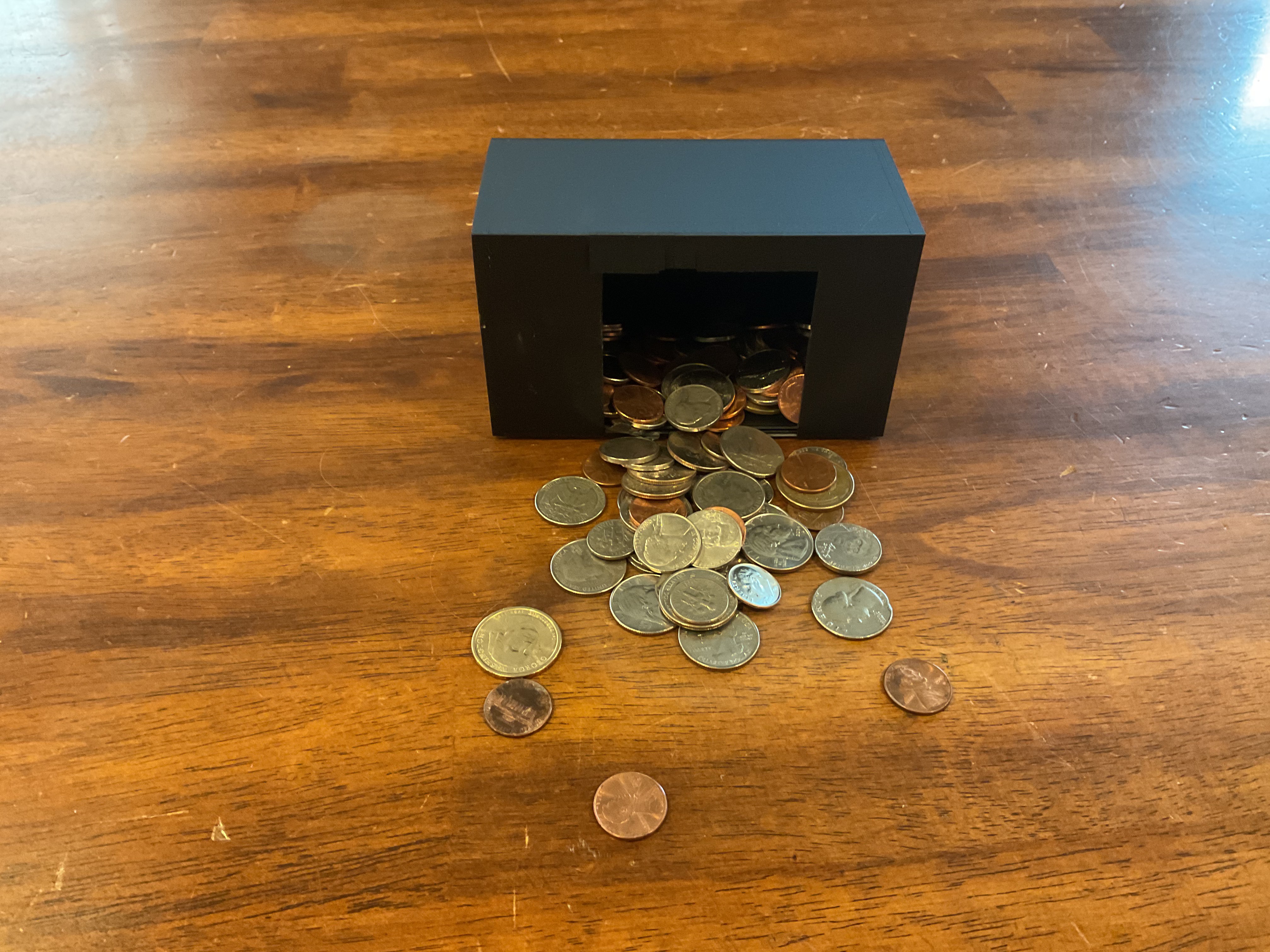 break to open bank coin piggy bank 3D model