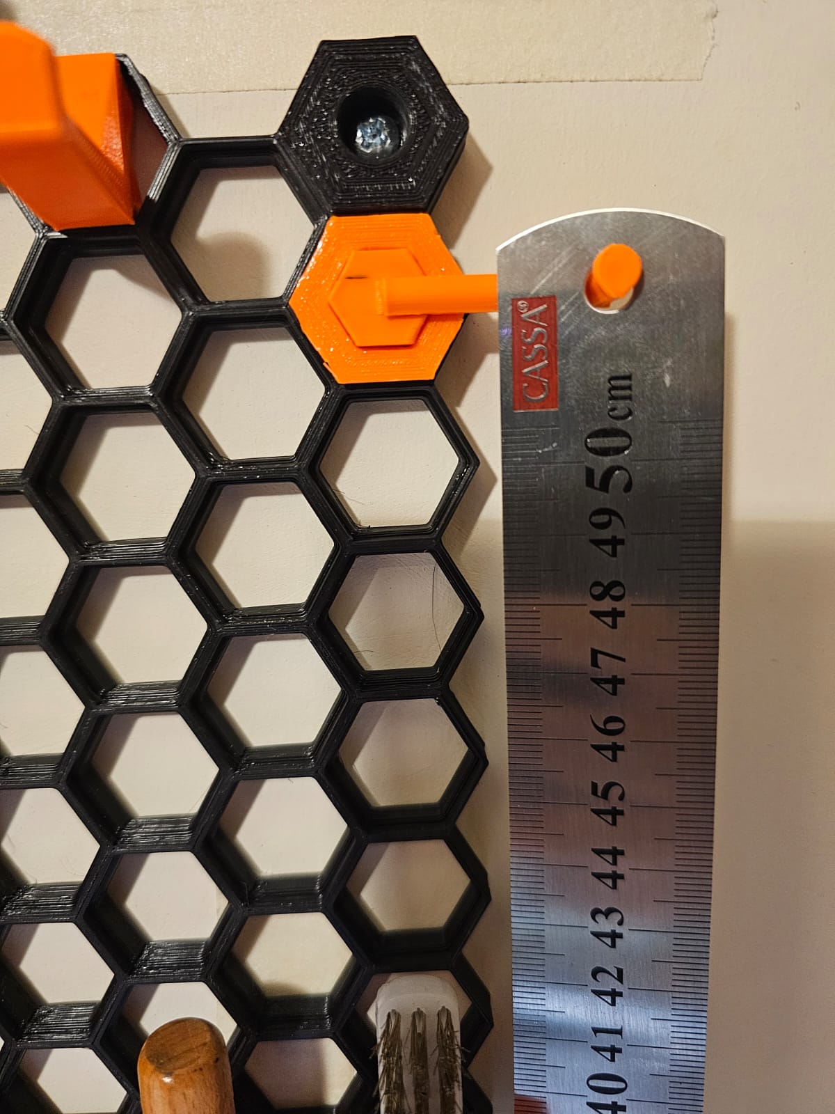 HSW parametric Ruler Hook - outside the board 3D model thumbnail