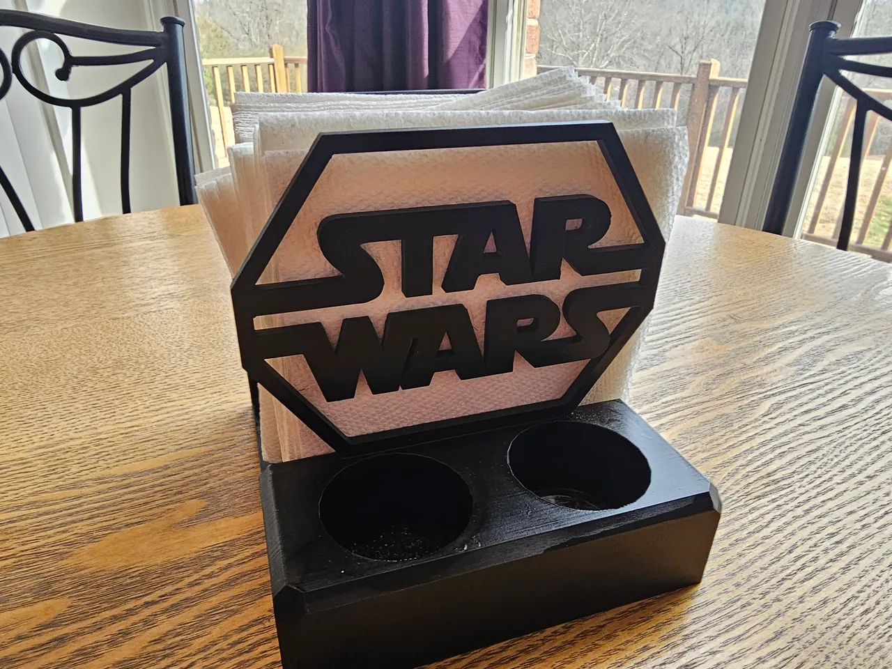 Free 3D file Star Wars Napkin and Salt/Pepper Holder ⭐・3D print design to  download・Cults