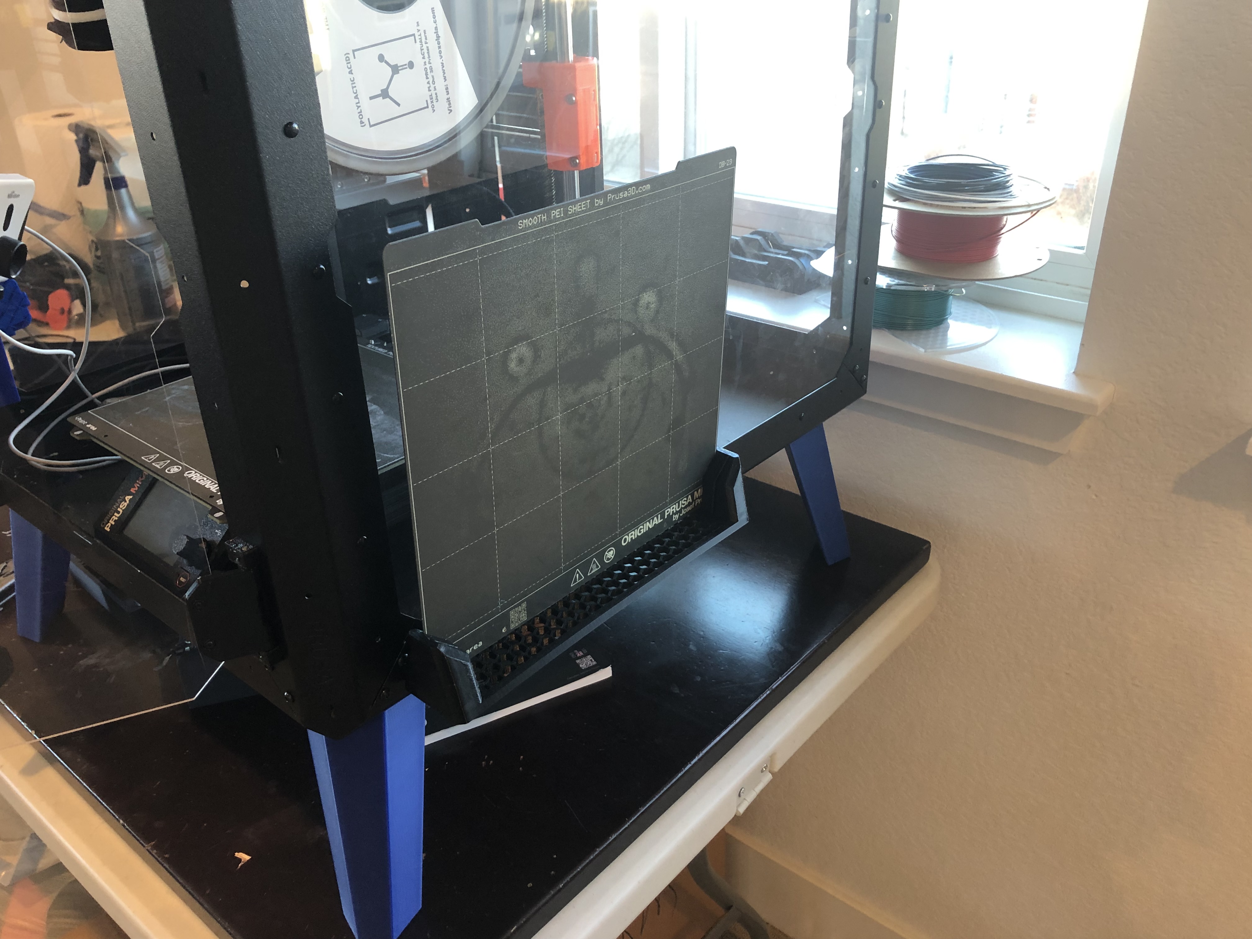 prusa enclosure sheet holder 3D model thumbnail