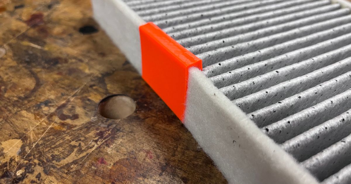 Tesla Model 3/Y Cabin Air Filter Clip (to prevent odors) by