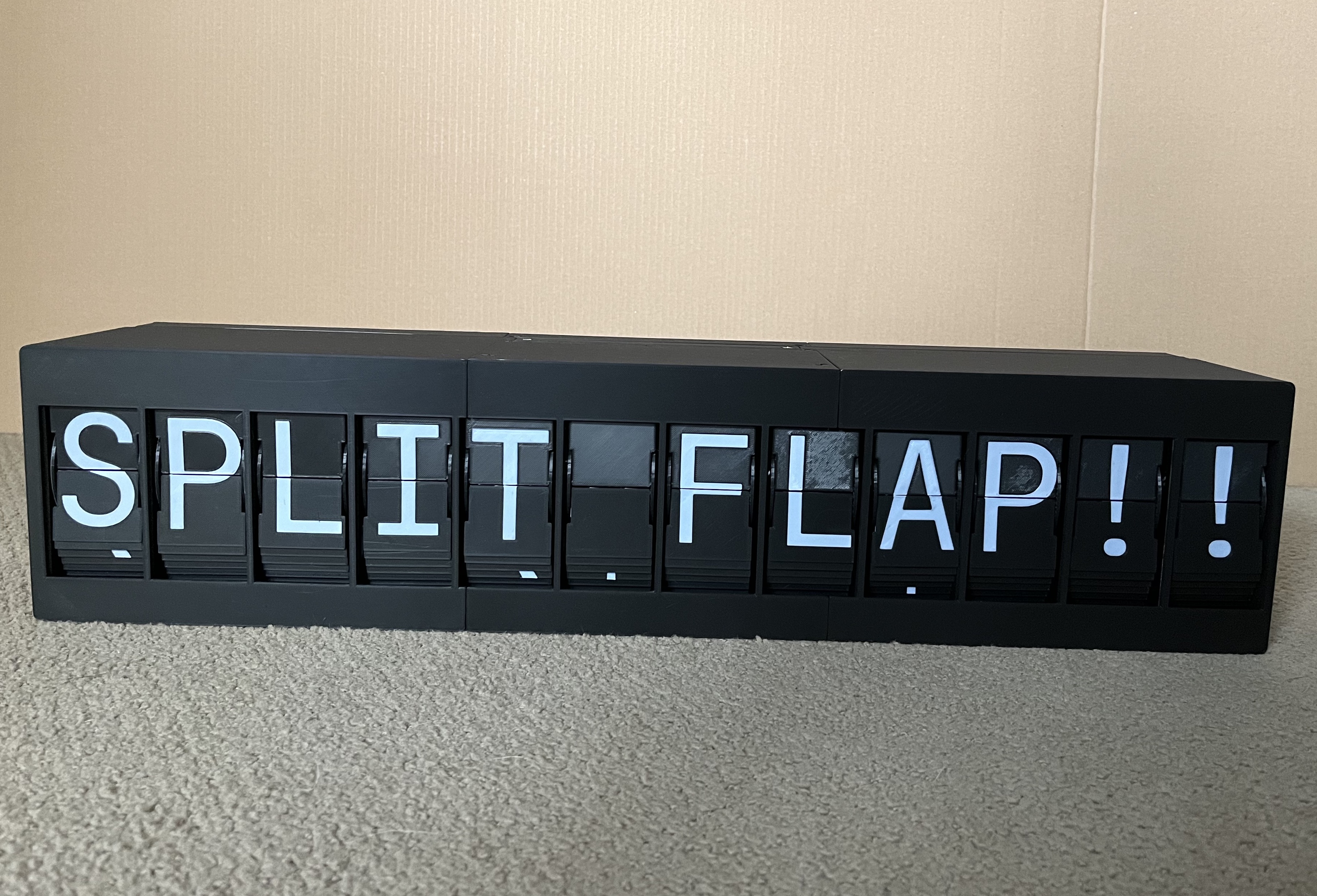 Split Flap Display 12 Characters by MetalTurtle | Download free STL ...