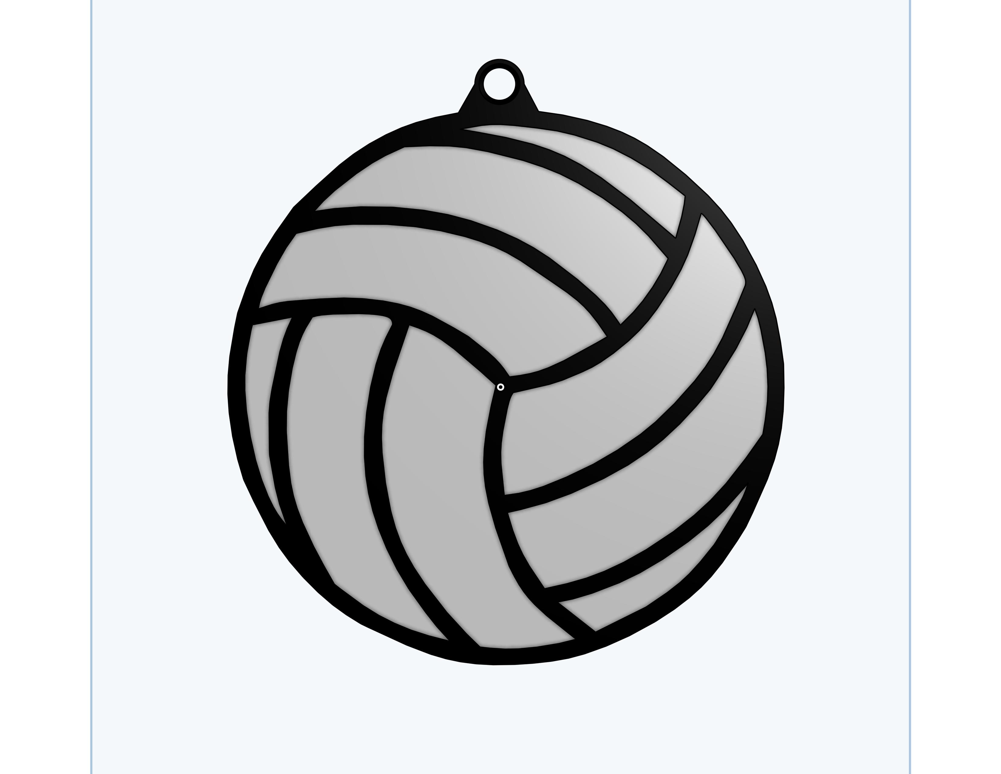Volleyball Bag Tag