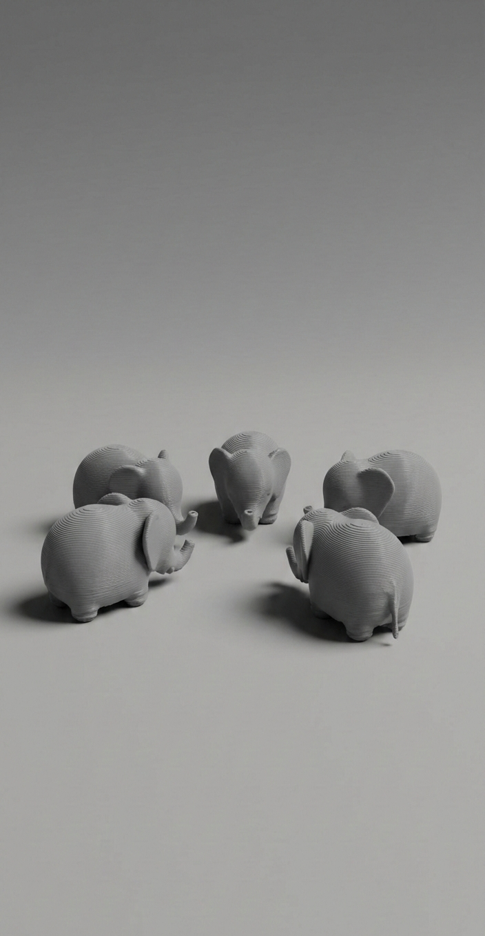 Miniatura 3 do modelo 3D Mini Elephant Buddy