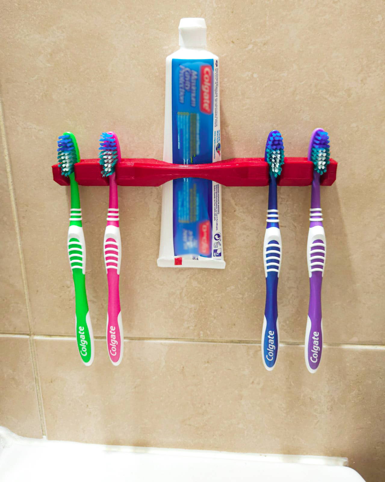 Toothbrush and toothpaste wall holder — miniatura 3