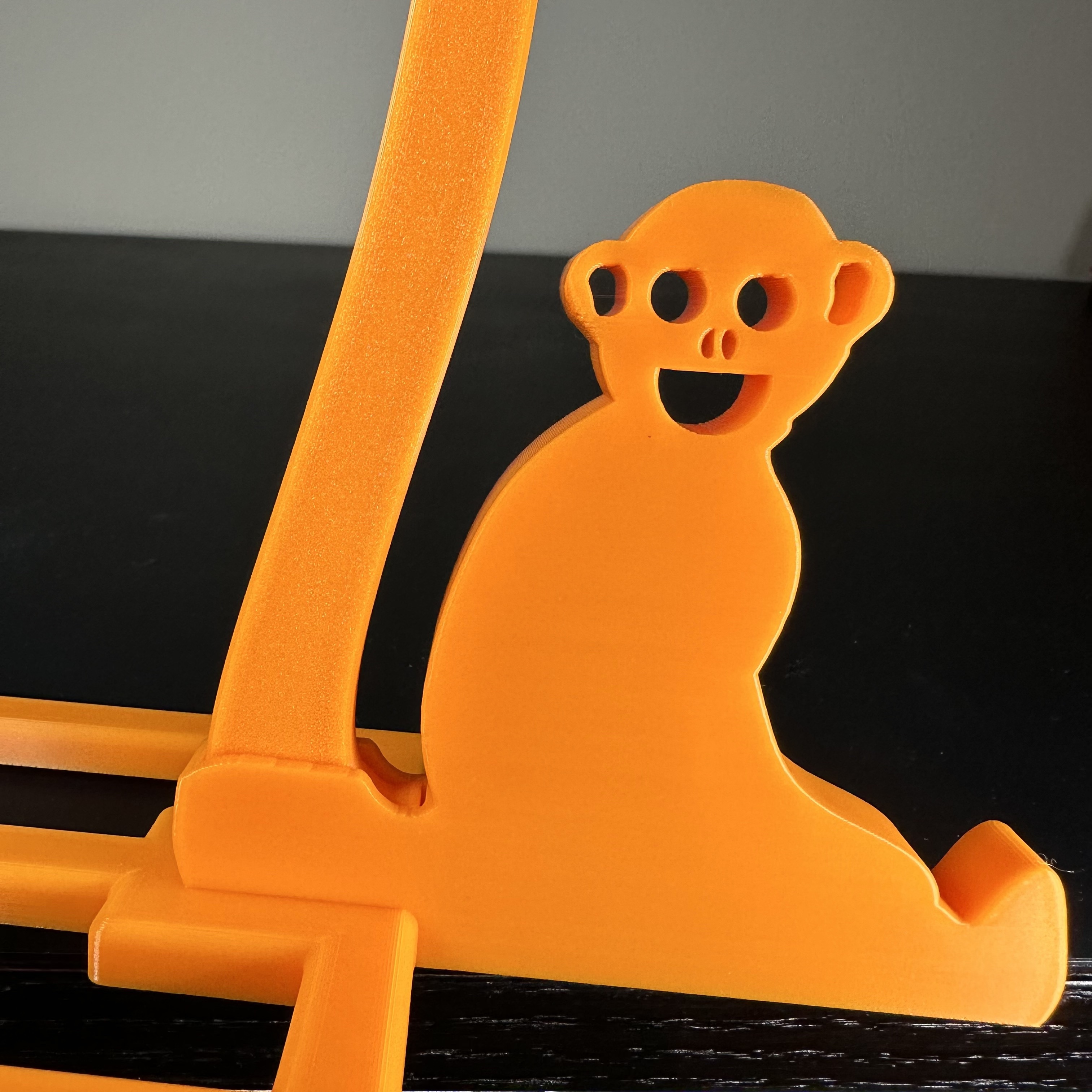 Monkey Stand BigTail Monkey Banana Hanger Stand da DWdesigns | Printables Store