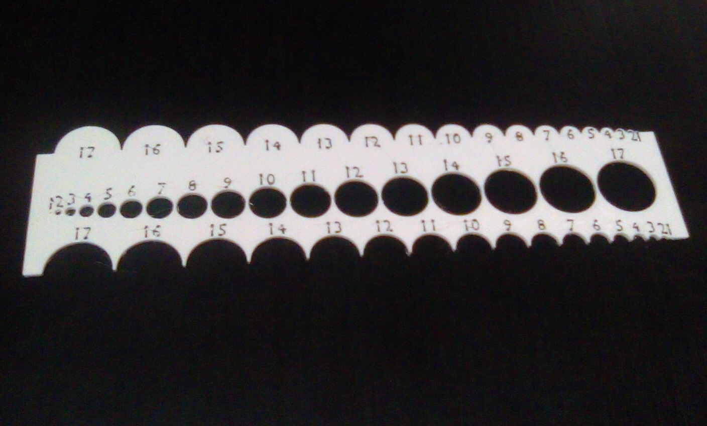 Diameter test 1 - 17 mm