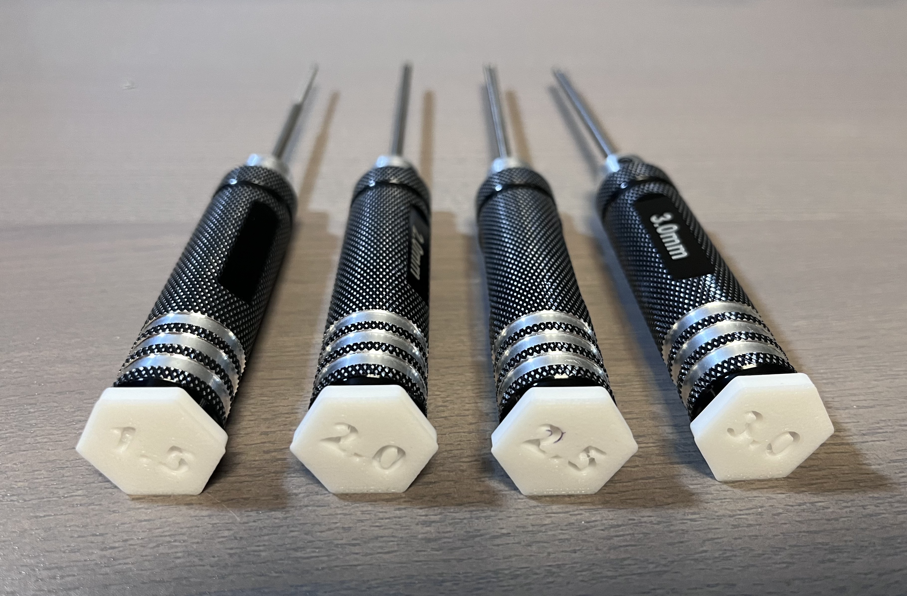 Numbered Hex Driver Caps