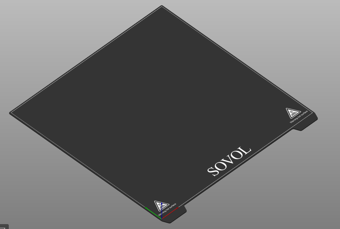 Sovol SV08 Bed Texture and Shape